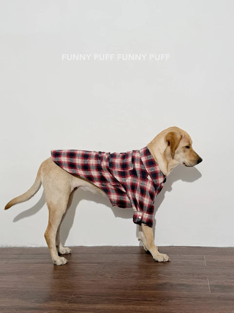 Buffalo Plaid Dog Shirt Dog Clothes for Large Medium Dog