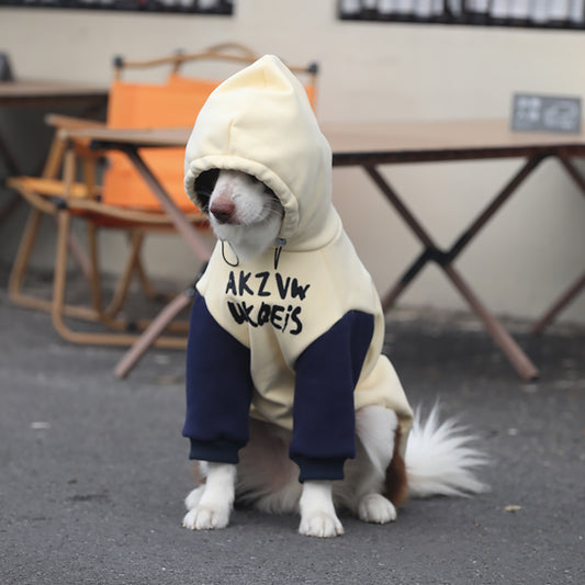 Dog Hoodie – for Medium, and Large Dogs | Warm Outfits for Labrador Retriever, Shiba Inu, Puppy, Winter Jacket