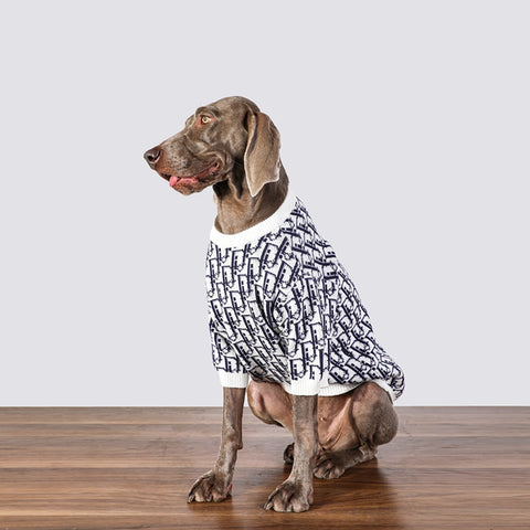 Dogior Monogram Sweater for Large Medium Dog