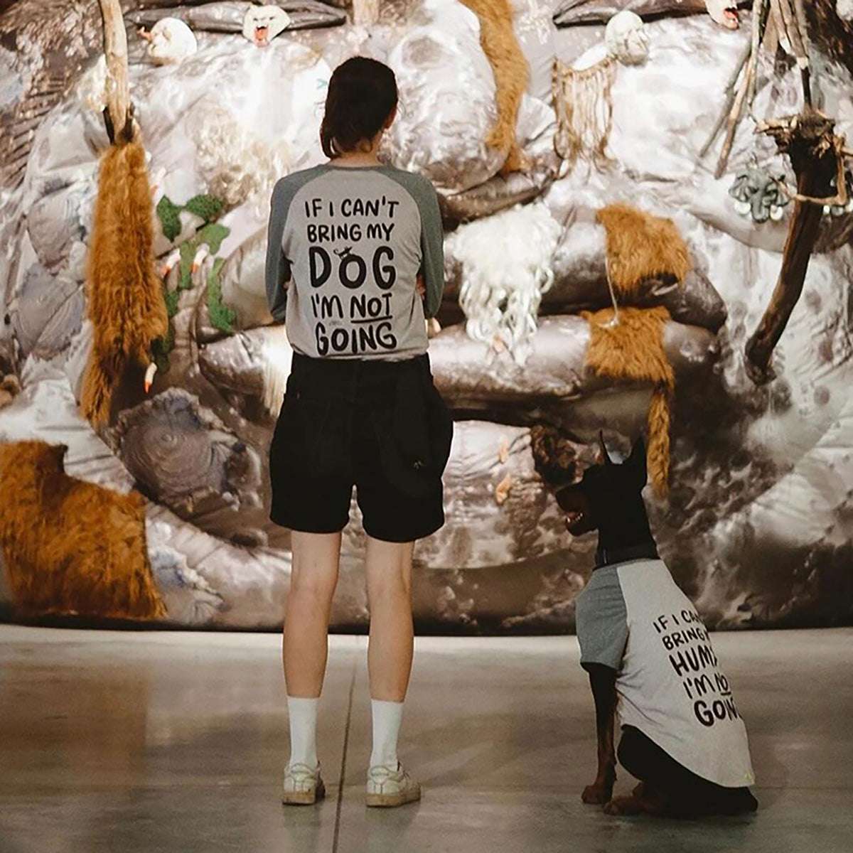 Dog and Owner Matching Clothes Sets T shirt Pup Culture Vintage Tee