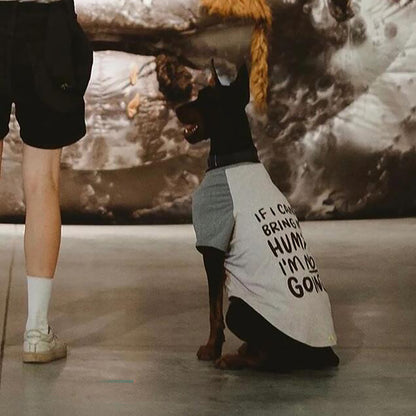 Dog and Owner Matching Clothes Sets T shirt Pup Culture Vintage Tee