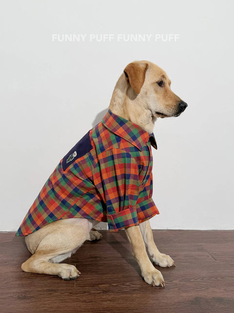 Dog Shirt Rainbow Large Pet Cloth for Medium, Large Dogs