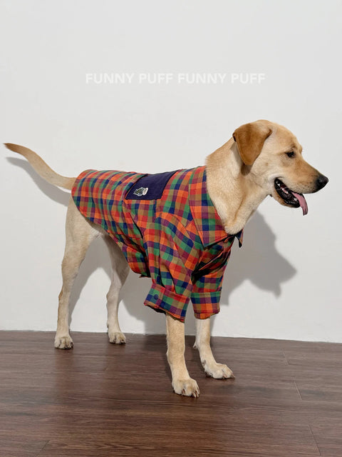 Dog Shirt Rainbow Large Pet Cloth for Medium, Large Dogs